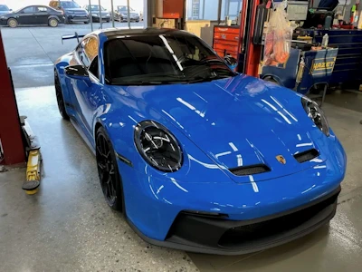 Blue Porsche