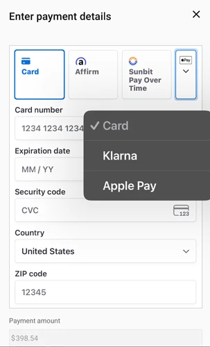 Payment Screenshot
