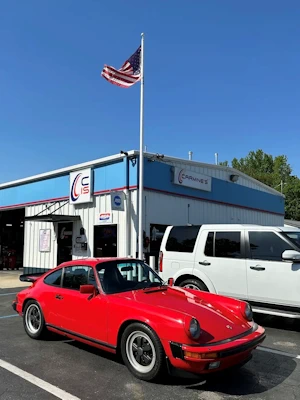 Red Porsche